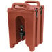 Cambro 100LCD402 Camtainers® 1.5 Gallon Brick Red Insulated Beverage Dispenser Main Thumbnail 2