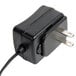 A black AvaWeigh 12V AC adapter with a cord.