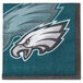 A Creative Converting Philadelphia Eagles beverage napkin with the team logo.