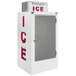 Leer 30CS 36" Outdoor Cold Wall Ice Merchandiser with Straight Front and Stainless Steel Door Main Thumbnail 1