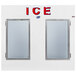 Leer 85CG 84" Indoor Cold Wall Ice Merchandiser with Straight Front and Glass Doors Main Thumbnail 2