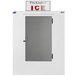 Leer 40CS 51" Outdoor Cold Wall Ice Merchandiser with Straight Front and Galvanized Steel Door Main Thumbnail 2