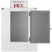 Leer 40CS 51" Outdoor Cold Wall Ice Merchandiser with Straight Front and Galvanized Steel Door Main Thumbnail 3