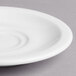 Villeroy & Boch 16-2155-1460 Easy White 5" White Porcelain Saucer - 6/Case Main Thumbnail 5
