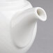 Villeroy & Boch 16-2155-0530 Easy White 13.5 oz. White Porcelain Teapot - 6/Case Main Thumbnail 5