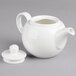 Villeroy & Boch 16-2155-0530 Easy White 13.5 oz. White Porcelain Teapot - 6/Case Main Thumbnail 8