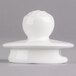 Villeroy & Boch 16-2155-0240 Easy White 2" White Porcelain Coffeepot Lid - 6/Pack Main Thumbnail 2