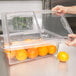 Cambro 1218SCCW135 Camwear 18" x 12" Clear Sliding Lid for Food Storage Box Main Thumbnail 1