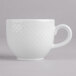 Villeroy & Boch 16-2155-1450 Easy White 3.3 oz. White Porcelain Cup - 6/Case Main Thumbnail 2