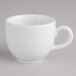 Villeroy & Boch 16-2155-1450 Easy White 3.3 oz. White Porcelain Cup - 6/Case Main Thumbnail 3