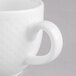 Villeroy & Boch 16-2155-1450 Easy White 3.3 oz. White Porcelain Cup - 6/Case Main Thumbnail 5