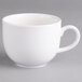 Villeroy & Boch 16-2155-1240 Easy White 9 oz. White Porcelain Cup - 6/Case Main Thumbnail 3