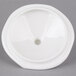 The lid for a white Villeroy & Boch porcelain sugar bowl with a hole in the top.
