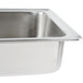 A stainless steel water pan for a Vollrath Royal Crest chafer.