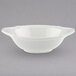 A white Villeroy & Boch porcelain bowl with a small handle.