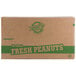 A Hampton Farms box of fresh roasted unsalted in-shell peanuts.