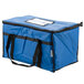 Choice Insulated Food Delivery Bag / Pan Carrier, Blue Nylon, 23" x 13" x 15" Main Thumbnail 2