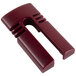 A Franmara burgundy wine foil cutter with red plastic clips.