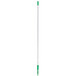 A white Unger telescopic pole with green and silver accents.