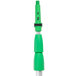 A green and black Unger telescopic pole with a green locking cone.