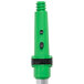 A green and black Unger telescopic pole with a black ErgoTec locking cone.