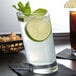 Libbey 11007021 Pisa 12.25 oz. Customizable Slanted Beverage Glass - 12/Case Main Thumbnail 1