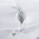 A white JT Eaton bed bug proof box spring cover with a white zipper.