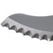 A close-up of the Robot Coupe Coarse Serrated "S" Blade Assembly with a curved metal blade.