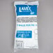 A white and blue package of 9 Lavex vacuum bags.