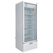 Beverage-Air LV27HC-1-W LumaVue 30" White Refrigerated Glass Door Merchandiser with LED Lighting Main Thumbnail 2