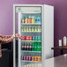 Beverage-Air LV27HC-1-W LumaVue 30" White Refrigerated Glass Door Merchandiser with LED Lighting Main Thumbnail 1