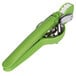 A green Chef'n FreshForce handheld lime squeezer with white accents.