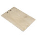 Menu Solutions WDCLIP-A Weathered Walnut 5 1/2" x 8 1/2" Customizable Wood Menu Clip Board / Check Presenter Main Thumbnail 6