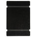 A black rectangular Menu Solutions wood board with black rubber band straps.
