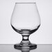 An Anchor Hocking Excellency brandy glass with a small stem.