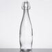Acopa 32 oz. Clear Glass Bottle with Wire Bail Swing Top Lid - 6/Case Main Thumbnail 3