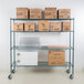 Regency 24" x 72" NSF Green Epoxy 4-Shelf Kit with 64" Posts and Casters Main Thumbnail 1