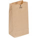 A Duro brown paper bag with handles.