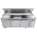 Traulsen TB091SL3S 91" 3 Door Refrigerated Pizza Prep Table with 3 Pan Rails Main Thumbnail 1