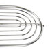 An American Metalcraft stainless steel oval wire rack in a circular design.