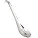 A Mercer Culinary stainless steel perforated spherification spoon with a silver finish.