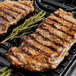 Valor 21" x 11" Pre-Seasoned Reversible Cast Iron Griddle and Grill Pan with Handles Main Thumbnail 5