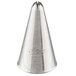 An Ateco silver cone-shaped closed star piping tip.