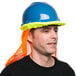 Duo Safety Blue Cap Style Hard Hat with 6-Point Ratchet Suspension Main Thumbnail 9