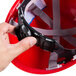 Cordova Duo Safety Red Cap Style Hard Hat with 6-Point Ratchet Suspension Main Thumbnail 8