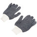 A pair of gray Cordova loop-out jersey gloves.