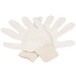 A pair of white Cordova jersey gloves.