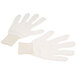 A pair of white Cordova jersey gloves.
