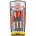 A package of Arachnid red and black soft tip darts with the Arachnid logo.