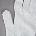 Medium Weight White Polyester / Cotton Work Gloves - 12/Pack Main Thumbnail 5